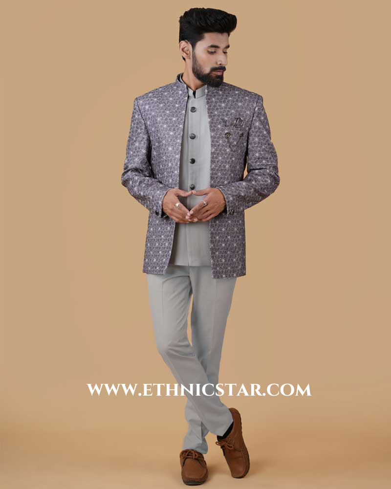 Party Wear Designer Jodhpuri Suit In Imported
