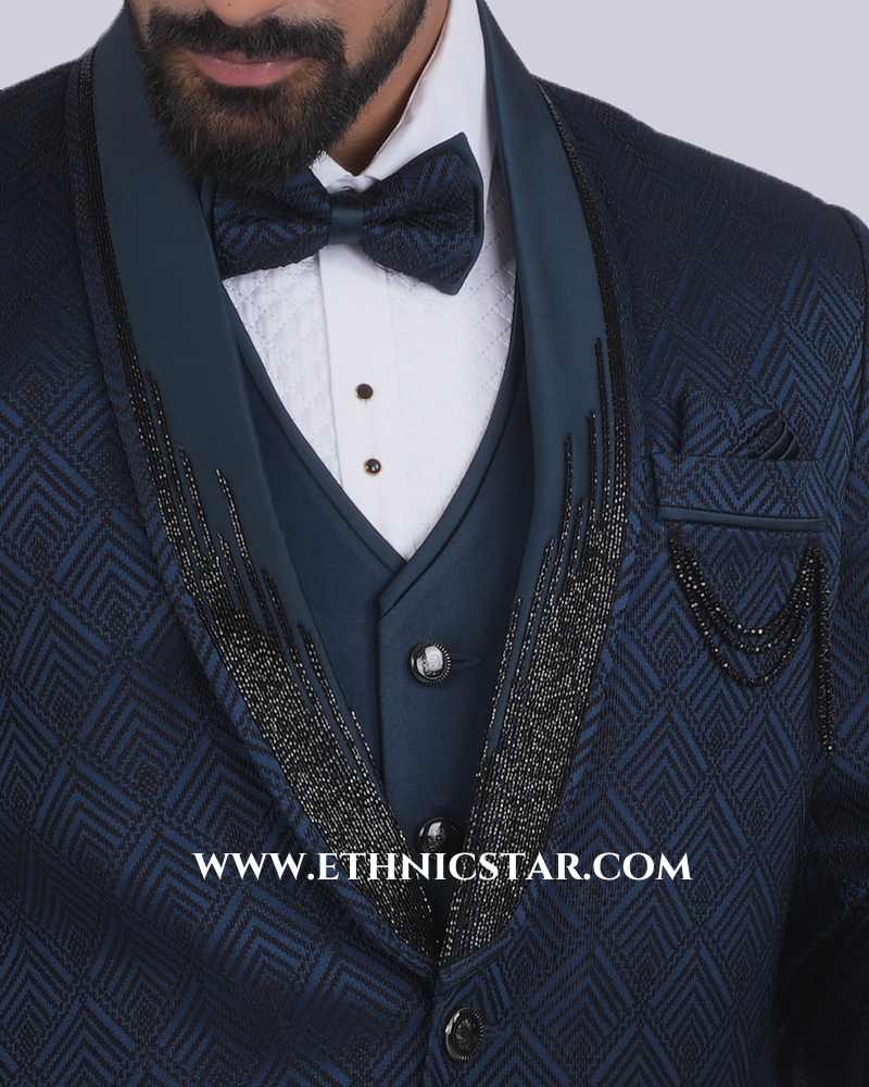 Teal Green Wedding Suits For Men