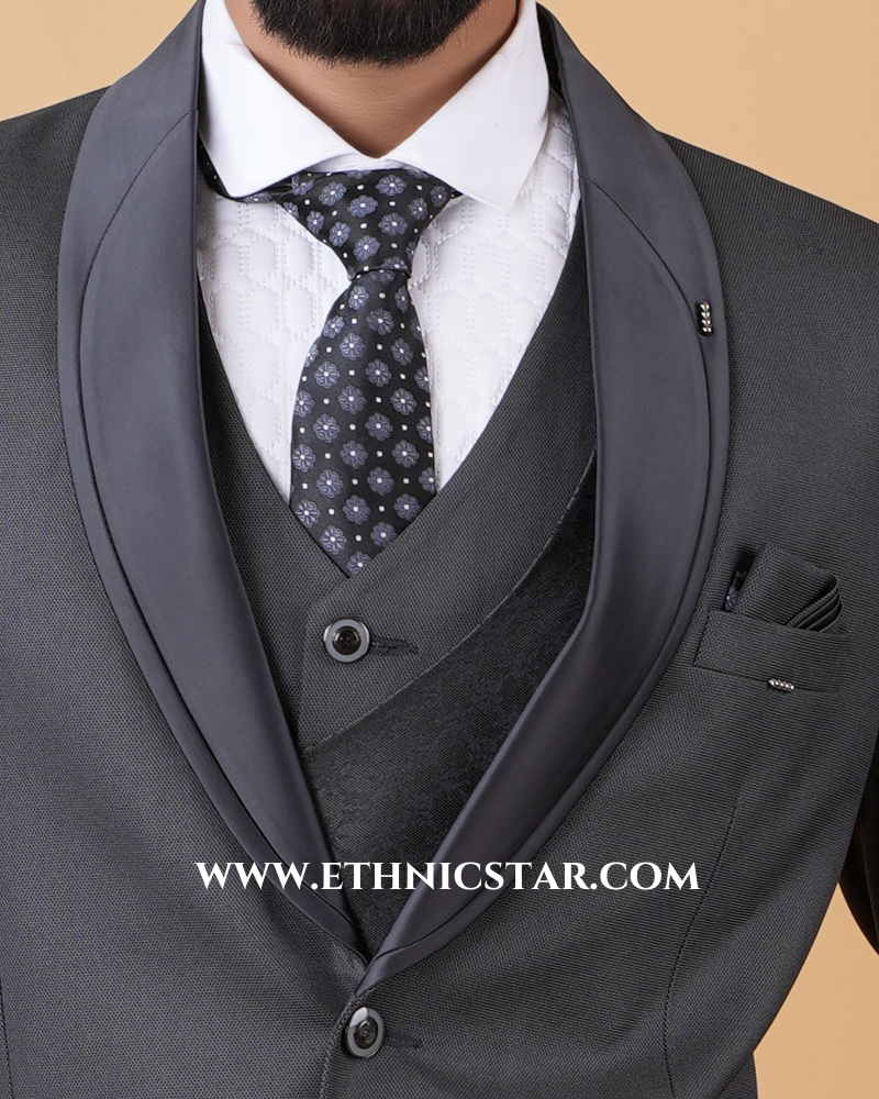 Reception Wear Grey Imported Coat Suit