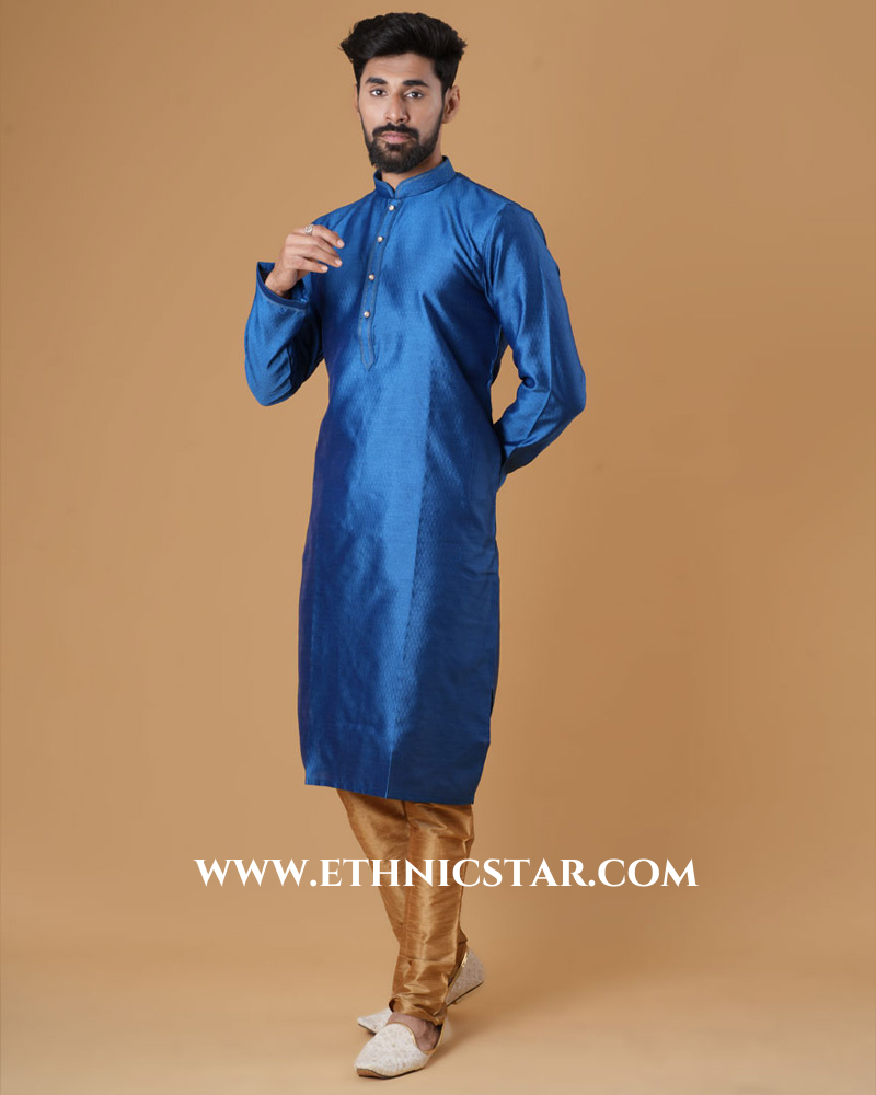 Mens Silk Designer Kurta Pajama