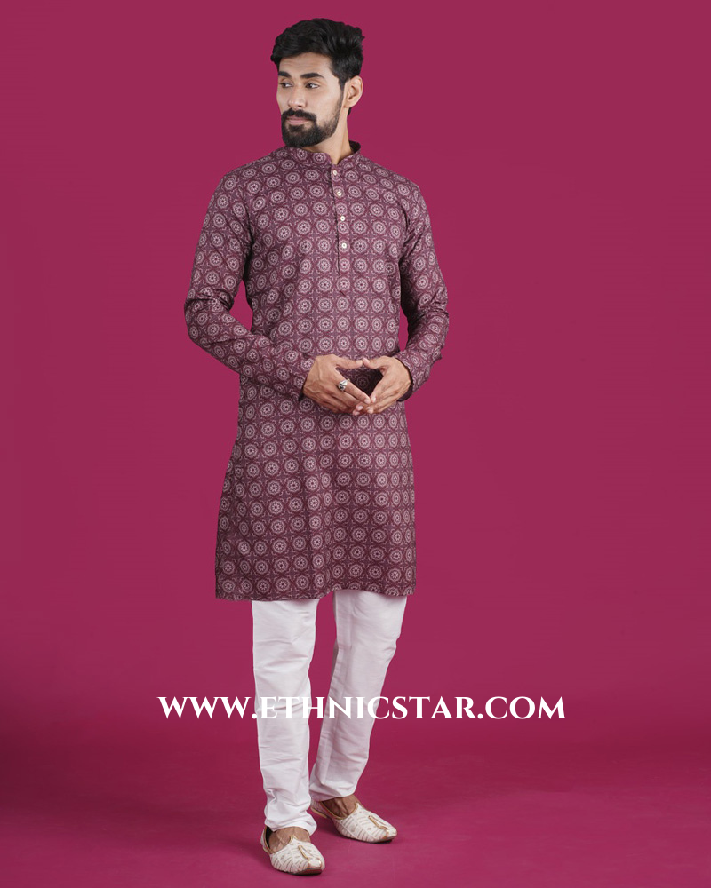 Designer Printed Kurta Pajama