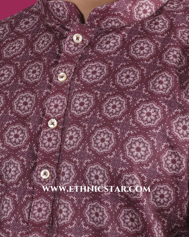 Designer Printed Kurta Pajama