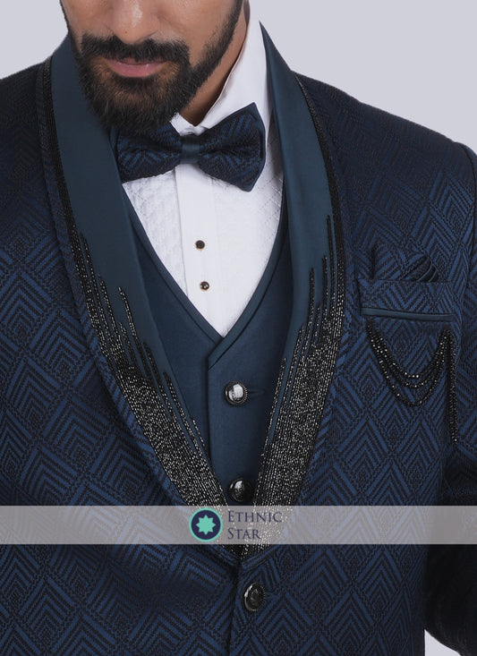 Teal Green Wedding Suits For Men