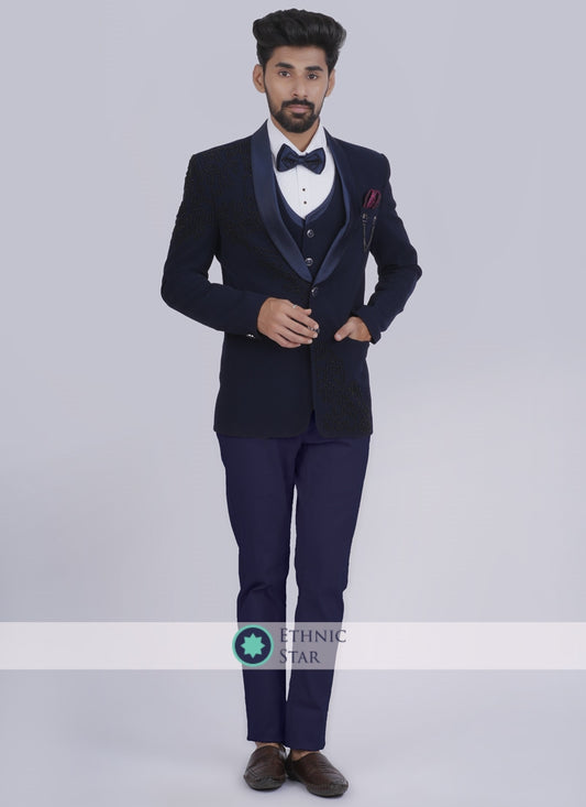 Imported Fabric Blue Suit For Men