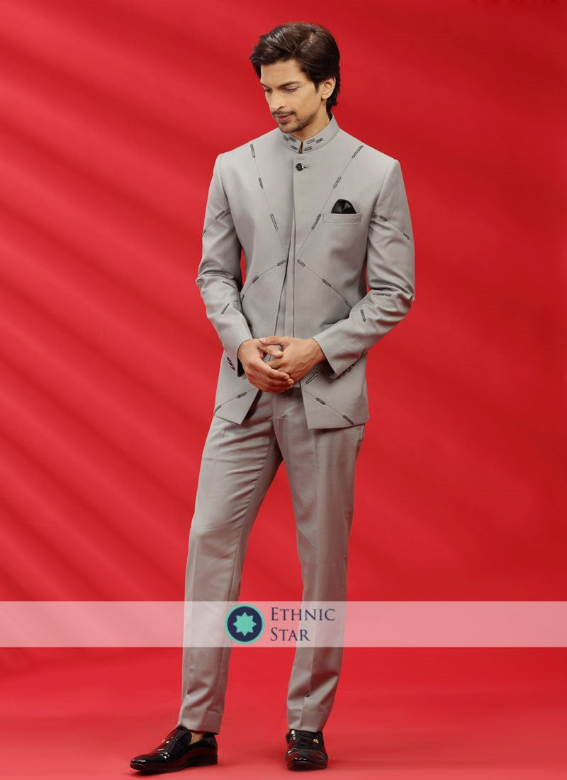 Beige Color Imported Jodhpuri Suit