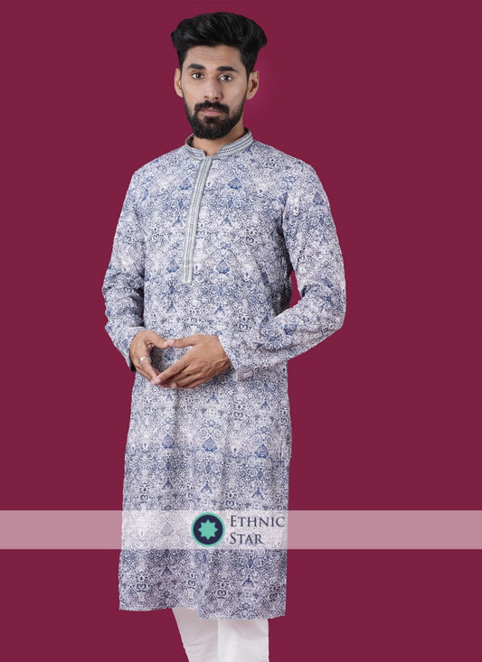 Lucknowi Work Kurta Pajama For Wedding