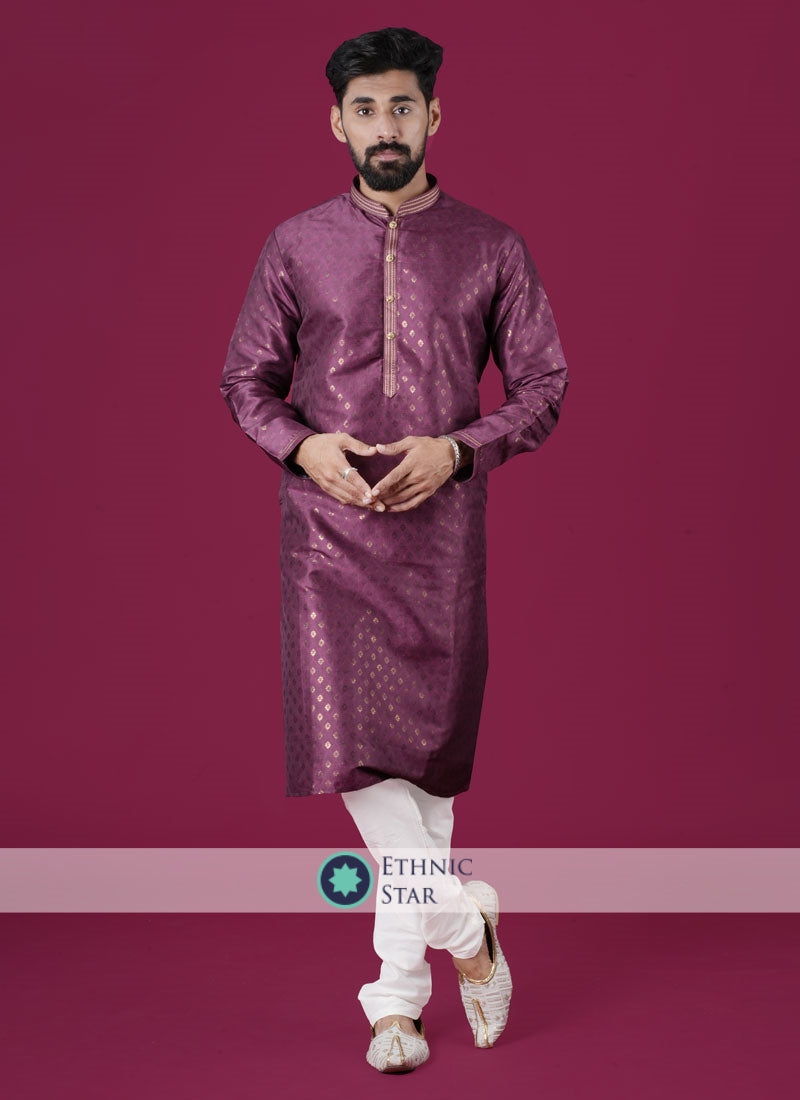 Cotton Silk Kurta Pajama For Wedding