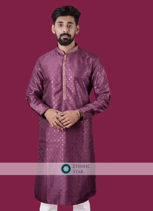 Cotton Silk Kurta Pajama For Wedding