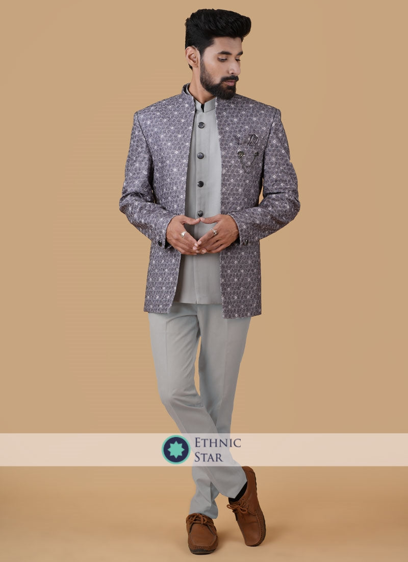 Party Wear Designer Jodhpuri Suit In Imported