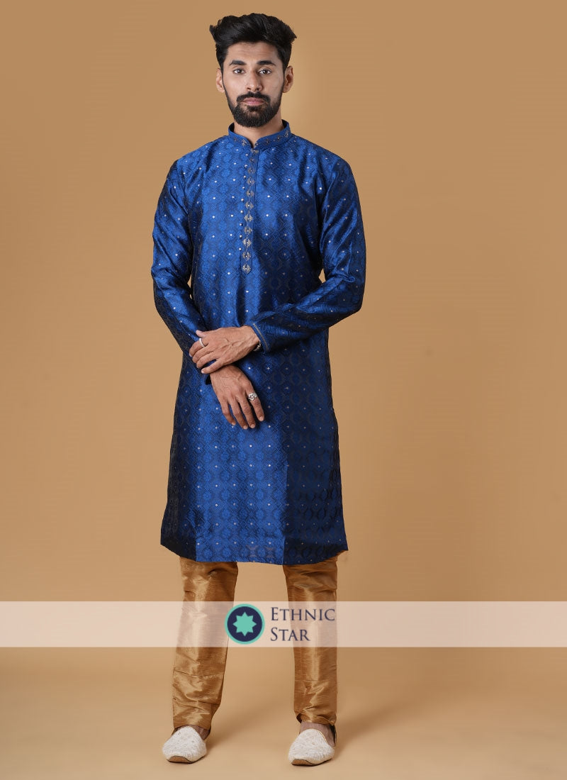 Wedding Wear Silk Kurta Pajama