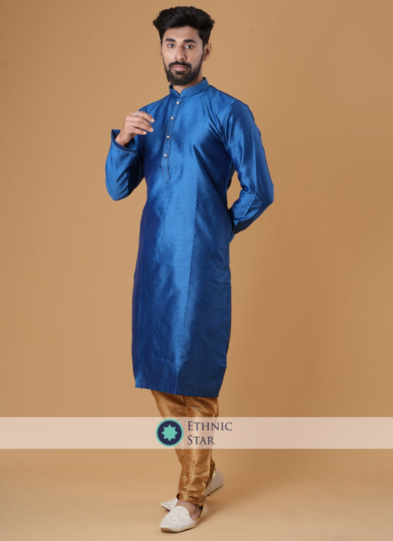 Mens Silk Designer Kurta Pajama