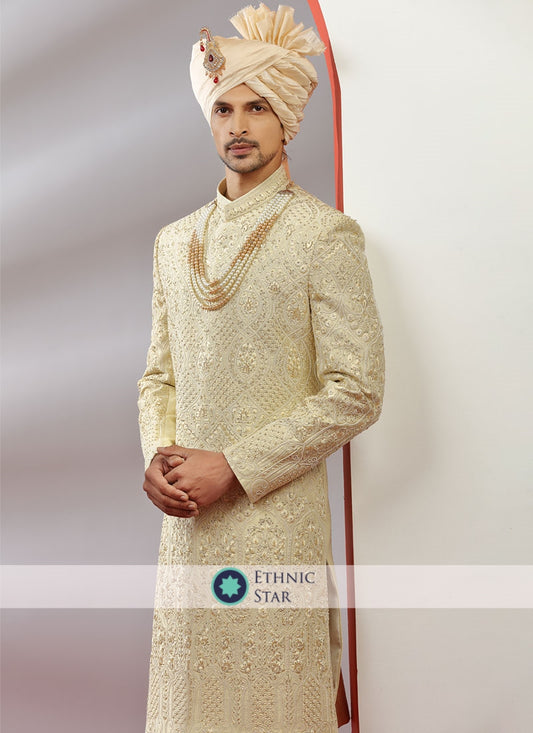 Wedding Wear Groom Embroidered Sherwani